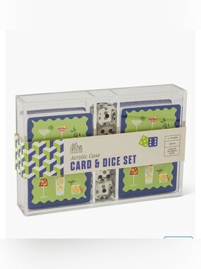🃏NEW🃏 Boxed Card & Dice Set